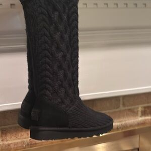 UGG Women's Classic Cardi Cabled Knit Boot